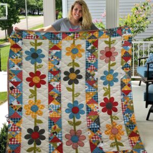 Daisy Flowers Quilt  Quilt